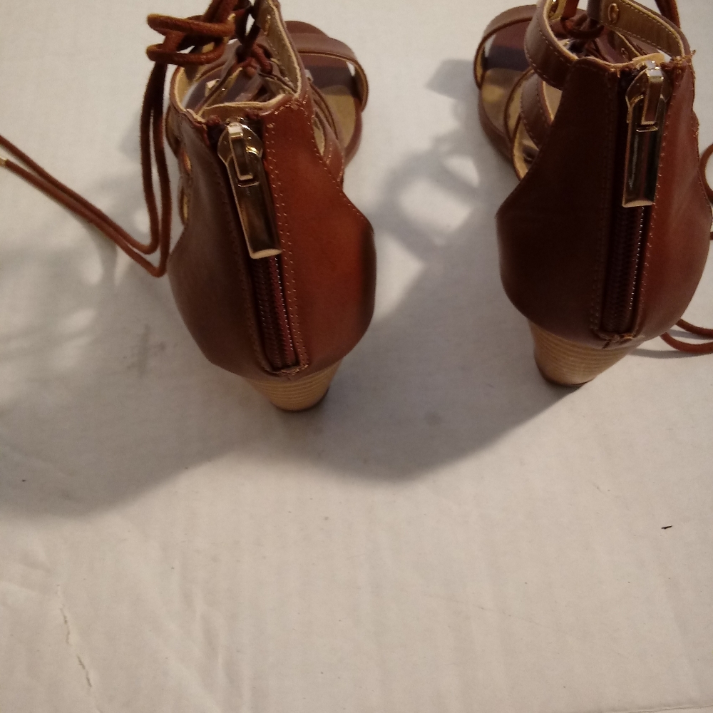 Covington String-Up Open Toe Shoes - image 3